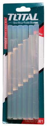 Batoane silicon TOTAL 11.2 mm x 20 cm, 6 bucăți pentru pistol de lipit