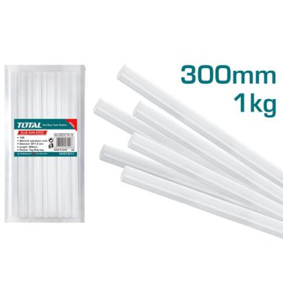 Batoane silicon TOTAL 11,2 mm x 30 cm pentru pistol de lipit, 1 kg