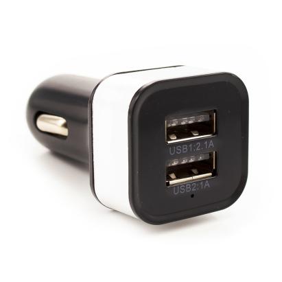 Încărcător auto USB Carguard 2 porturi, 2.1A (2100 mA), 12–24V