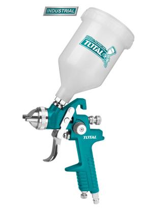 Pistol de vopsit HVLP Total Industrial, duza 1.4 mm, rezervor 600 ml