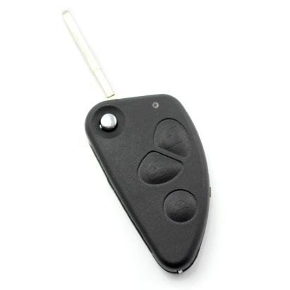 Carcasă cheie Alfa Romeo tip briceag, 3 butoane, Carguard – înlocuire