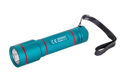 Lanternă portabilă TOTAL Industrial din aluminiu, 250 lumeni, IP64