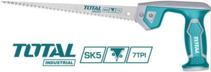 Fierăstrău compas TOTAL 300 mm (12”), lamă SK5, 7 TPI – industrial