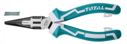 Clește cu vârf ascuțit TOTAL Industrial 160 mm, oțel Cr-V, mâner TPR