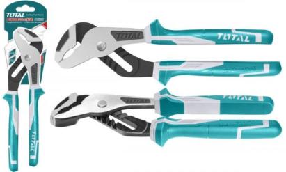 Clește papagal TOTAL 250 mm industrial, deschidere max. 50 mm, mâner TPR