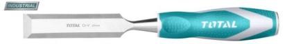 Daltă pentru lemn TOTAL 25 mm, lamă 140 mm din oțel Cr-V, industrial