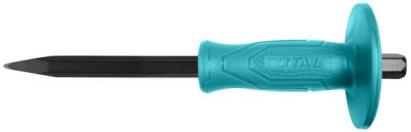 Dorn pentru zidărie TOTAL, 4 mm, 250 mm, din oțel carbon, mâner ergonomic