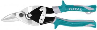 Foarfecă pentru tablă tăietură dreaptă Total 250 mm (10"), mâner ergonomic