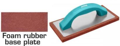 Gletieră din cauciuc TOTAL 230x100 mm, pentru aplicare chit și adezivi