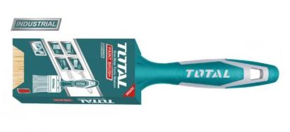 Pensulă de vopsea TOTAL Industrial 63 mm, mâner ergonomic TPR