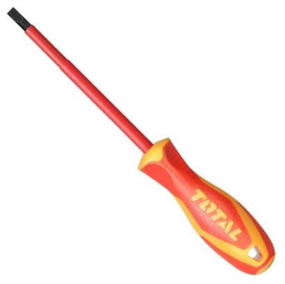 Șurubelniță izolată pentru electrician TOTAL PH0x60 mm, 1000V VDE