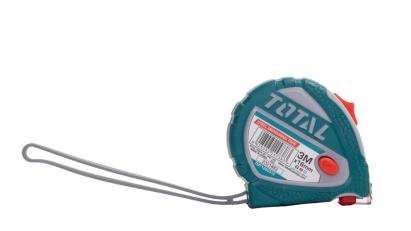 Ruletă TOTAL 3 m x 16 mm cu buton 3 funcții pentru măsurători precise