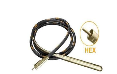 Lance vibratoare pentru beton TOTAL 38 mm, furtun 6 m, prindere hex