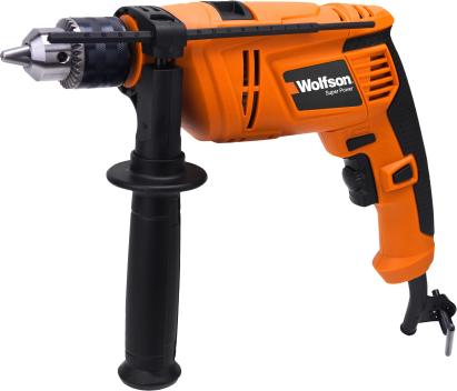 Mașină de găurit cu percuție Wolfson 850W, mandrină metalică 13 mm