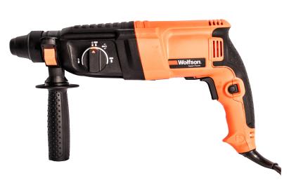Ciocan rotopercutor Wolfson 800W cu SDS Plus, 4J și mandrină suplimentară