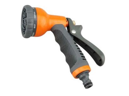 Pistol pentru udat cu 8 funcții, metal + plastic, cu jet reglabil