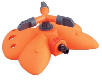 Aspersor fluture cu 3 brațe rotative din plastic rezistent, pentru irigare