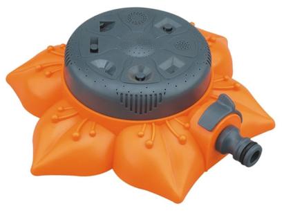 Aspersor tip floare cu 8 funcții de stropire, din plastic, pentru grădină