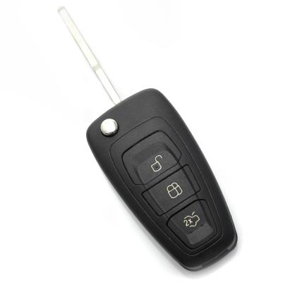 Carcasă cheie briceag pentru Ford, 3 butoane, cu lamă rabatabilă