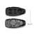 Carcasa cheie Ford Smartkey cu 3 butoane si lama de urgenta, neagra