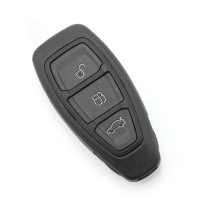 Carcasa cheie Ford Smartkey cu 3 butoane si lama de urgenta, neagra