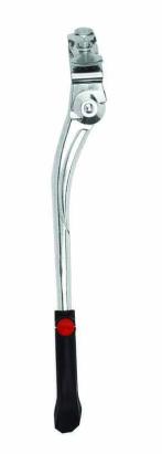 Cric bicicletă reglabil 24–28 inch, aluminiu, montaj central M10x50, argintiu