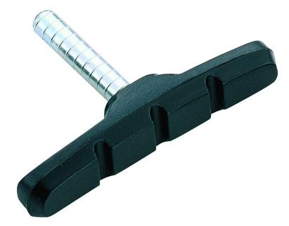 Saboți de frână V-Brake 70 mm Syncromate, cartuș negru pentru bicicletă