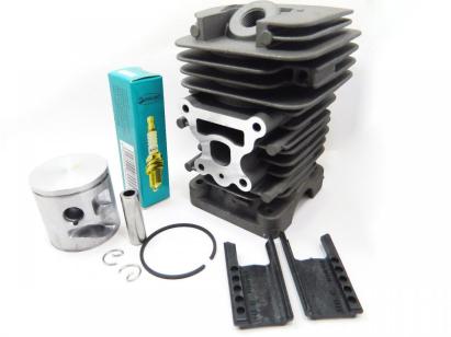 Kit cilindru 41 mm pentru drujbă Partner 842, set complet cu piston și segmenți