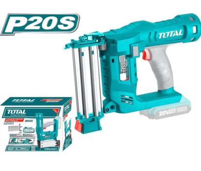 Pistol de bătut cuie TOTAL 20V P20S, industrial, Ga18 F15–F50, fără acumulator