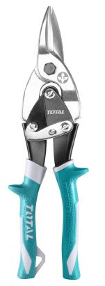 Foarfecă pentru tablă cu tăiere dreaptă Total, 250 mm (10”), pentru oțel și inox