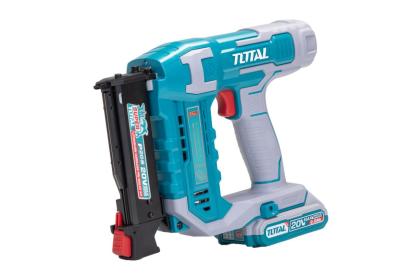 Pistol cuie pentru mobilă TOTAL 20V, 10–35 mm, cu acumulator 2.0Ah și încărcător