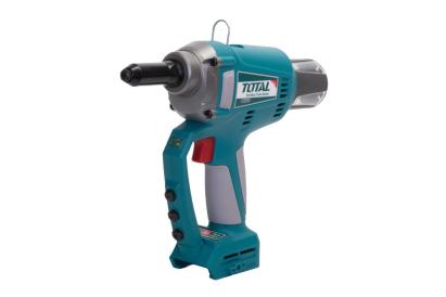 Pistol pentru nituri TOTAL 20V, brushless 20kN, cursa 25 mm (fara acumulator)