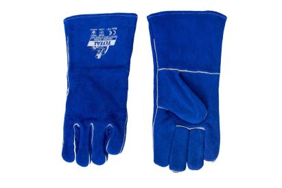 Mănuși de sudură TOTAL din piele întoarsă, cu Kevlar, protecție 250°C