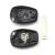 Carcasa cheie Dacia/Renault cu 3 butoane, suport baterie inox