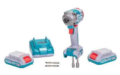 Mașină de înșurubat cu impact TOTAL 20V, 285Nm, brushless, 2x2.0Ah
