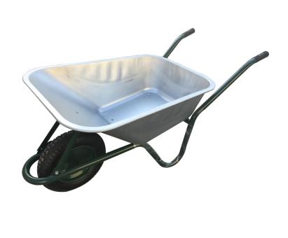 Roabă galvanizată 85 L Gospopro, cu roată pneumatică 3.50-8