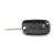 Carcasa cheie briceag Renault cu 2 butoane, tip telecomanda, neagra