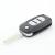 Carcasa cheie briceag Renault cu 3 butoane, model pliabil, neagra