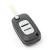 Carcasa cheie briceag Renault cu 3 butoane, model pliabil, neagra