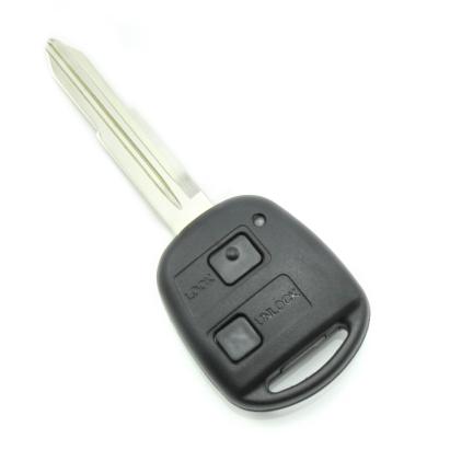 Carcasă cheie Toyota cu 2 butoane și lamă TOY41-SH2, fără logo