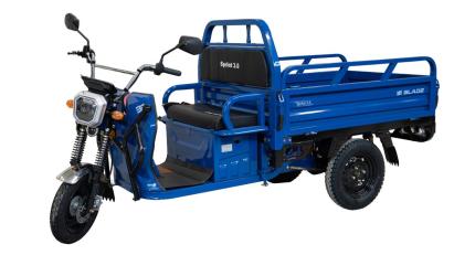 Triciclu electric cargo Blade Sprint 3.0 2000W, 600 kg, albastru-negru