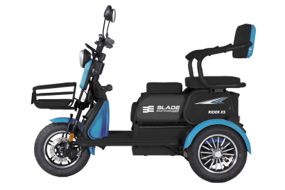 Triciclu electric pentru persoane Blade Viva 14, 1200W, 60V 20Ah, albastru-negru