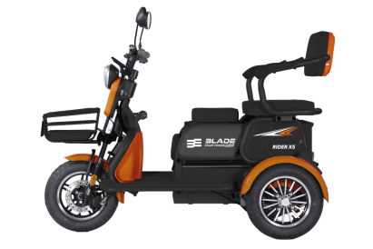 Triciclu electric pentru persoane Blade Viva 14, 1200W, 60V 20Ah, portocaliu-negru