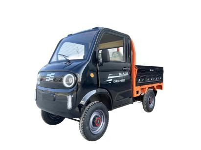 Pickup electric utilitar Blade Cargo Pro 12 3000W, 800 kg, negru-portocaliu