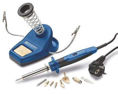 Pirograf și letcon Kemper 1500KIT, set pentru gravură și lipire