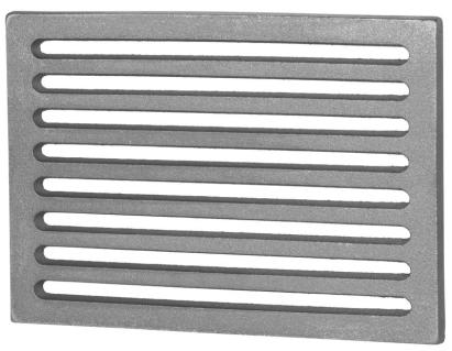 Grătar din fontă 330x230x15 mm pentru sobă, cuptor sau șemineu