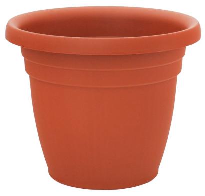 Ghiveci ICS THEA din plastic, teracotă, 35x29 cm, pentru interior/exterior