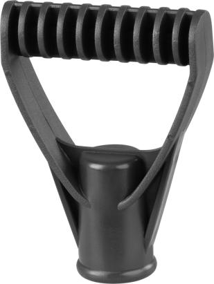Mâner PVC tip Grip pentru lopată/unealtă, Ø 30 mm, negru