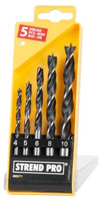 Set burghie pentru lemn Strend Pro WD071, 5 piese, 4–10 mm