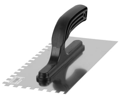 Gletieră zimțată MA3013 Classic Black din inox, 270x125 mm, 8 mm